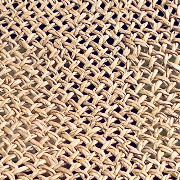 🌟2xHP🌟NWOT Polka Dot Wide Brim Seagrass Hat - Picture 9 of 10